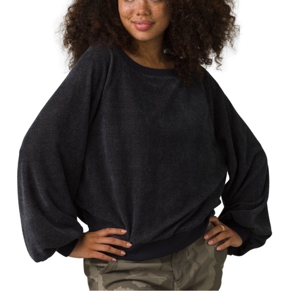 Prana Kanapee Tan Crew Neck Sweater Soft Knit Pullover - Picture 3 of 10